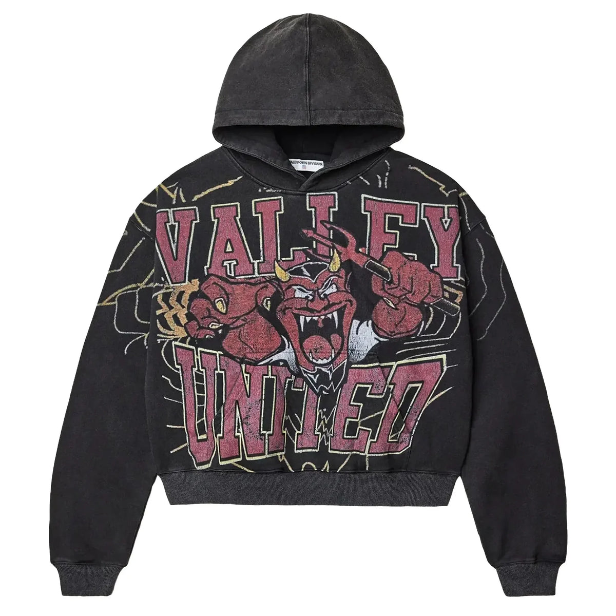 Vale Forever Valley Mascot Hoodie Black Red Edition