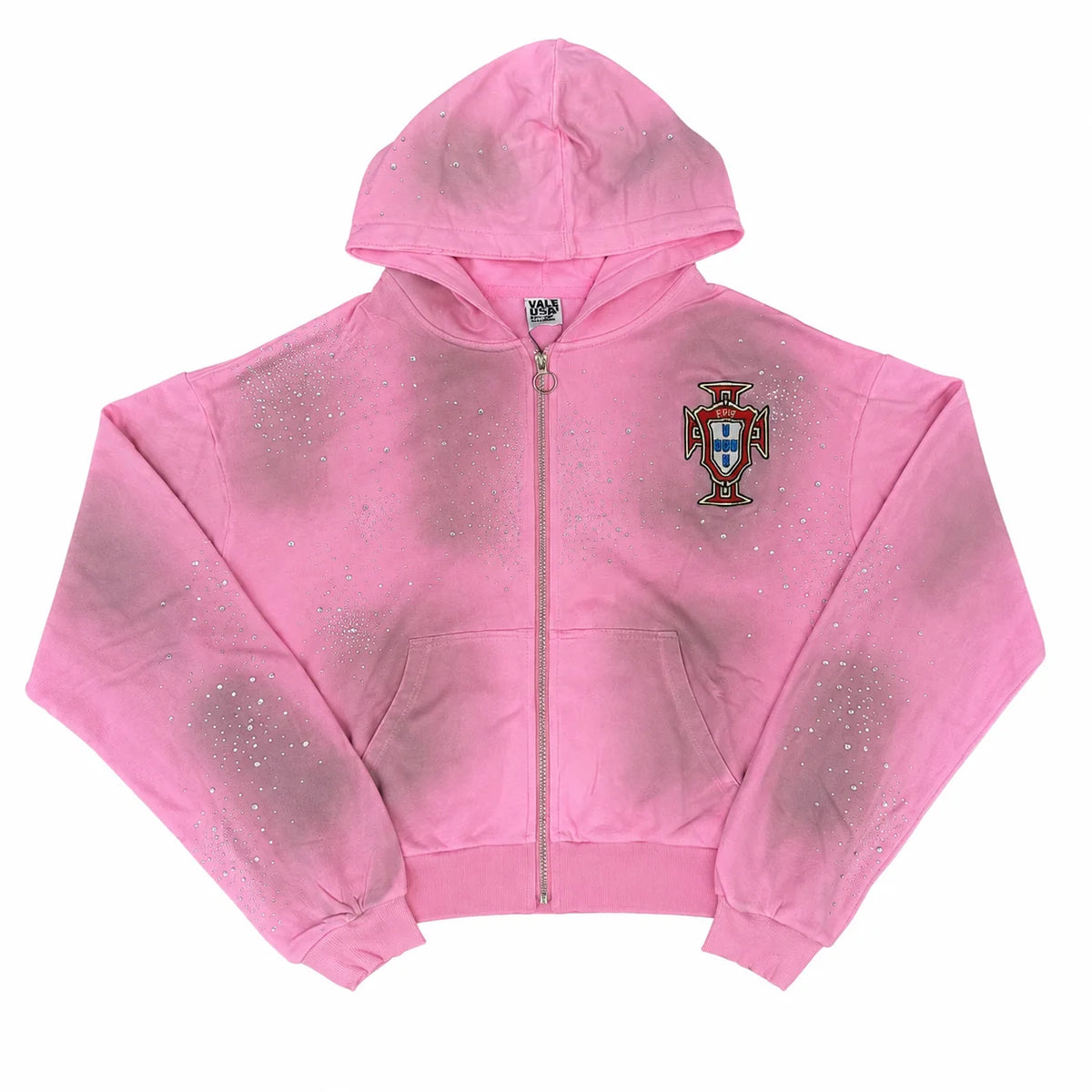 Sea Cluster Pluto Clustered Hoodie Cierre Rosa