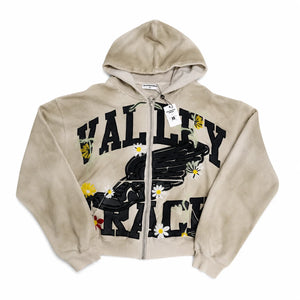 Valley Dreams 'Valley Racer' Hoodie Cierre Beige