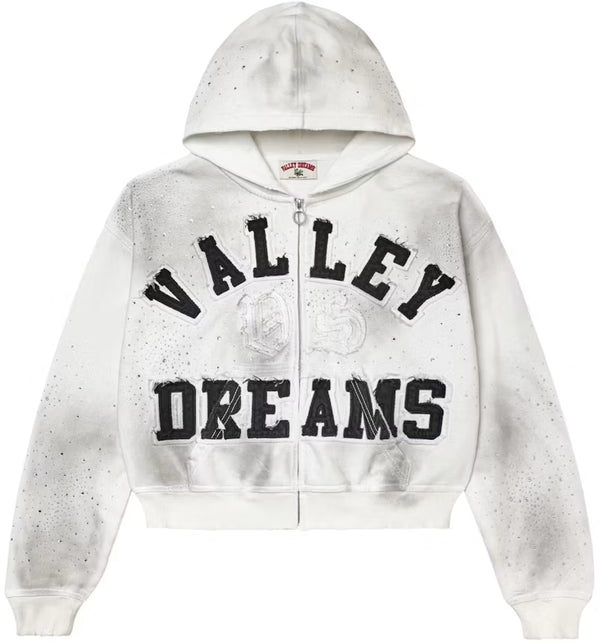 Classico Hoodie Cierre Blanco