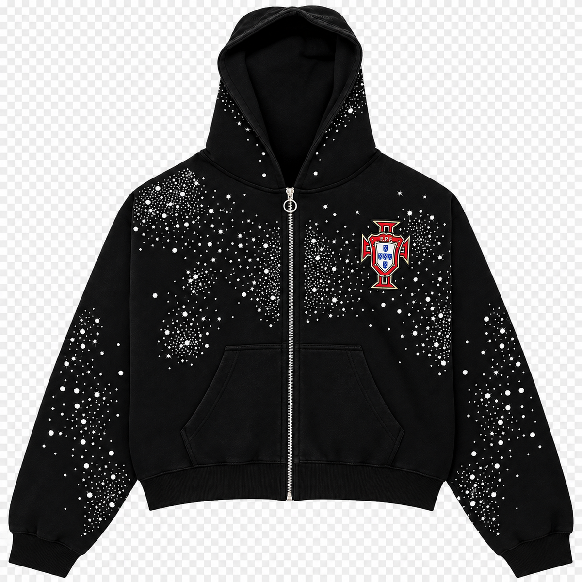 Valley Dreams Sea Cluster Hoodie Negro - frente