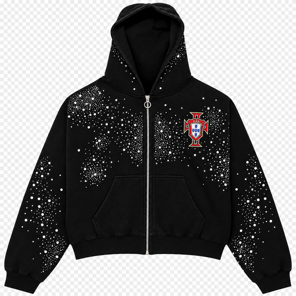 Valley Dreams Sea Cluster Hoodie Negro - frente