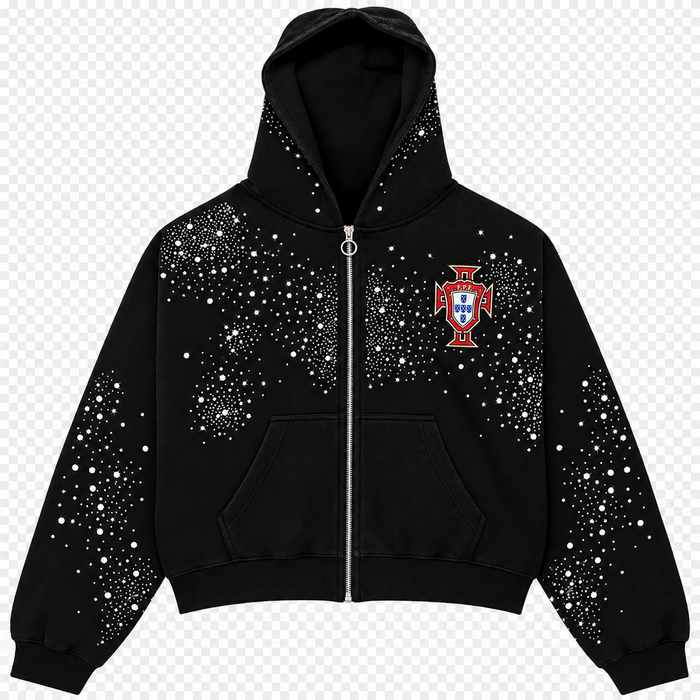 Valley Dreams Sea Cluster Hoodie Negro - frente