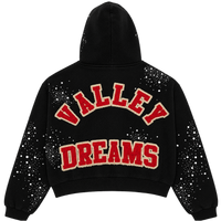 Valley Dreams Sea Cluster Hoodie Negro - espalda