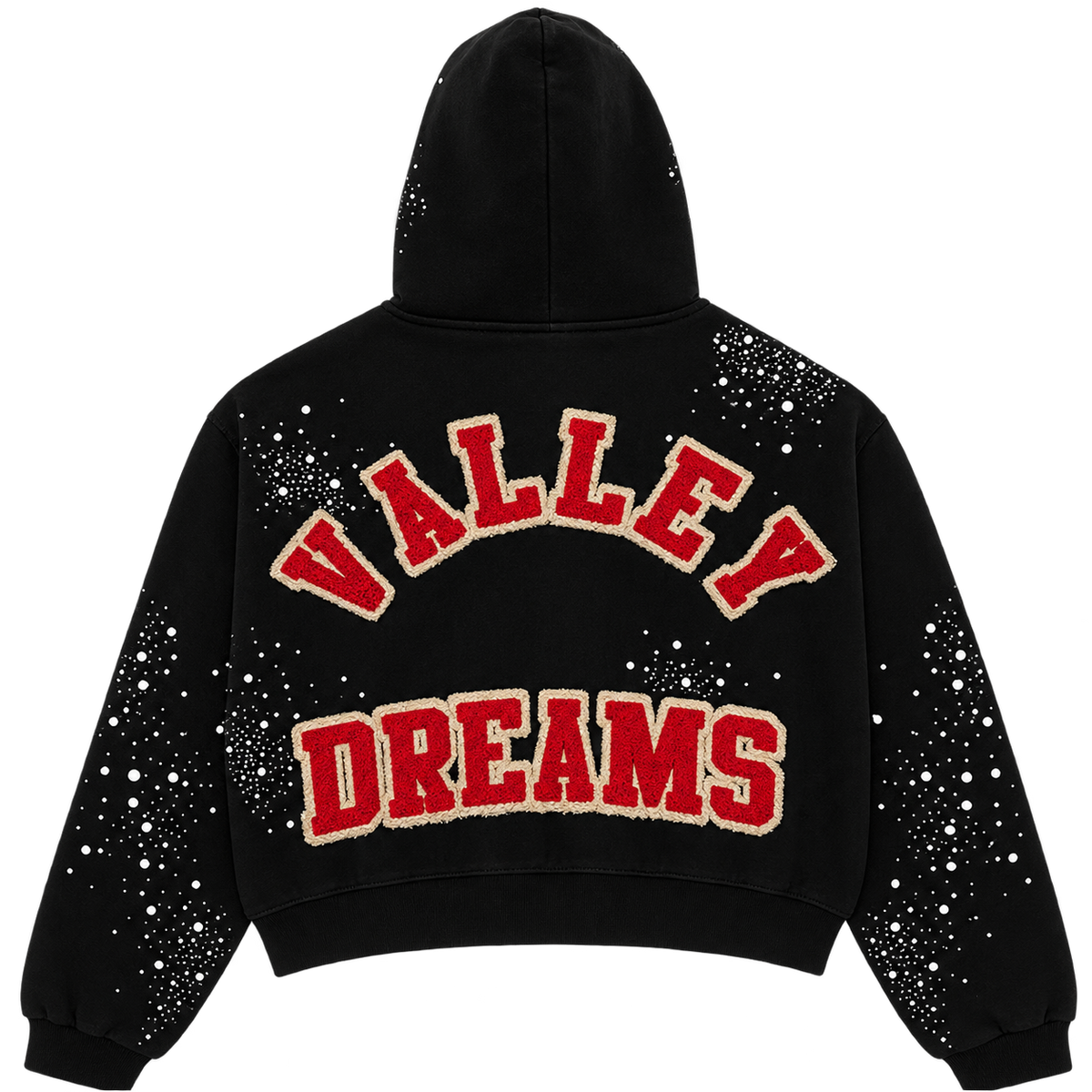 Valley Dreams Sea Cluster Hoodie Negro - espalda