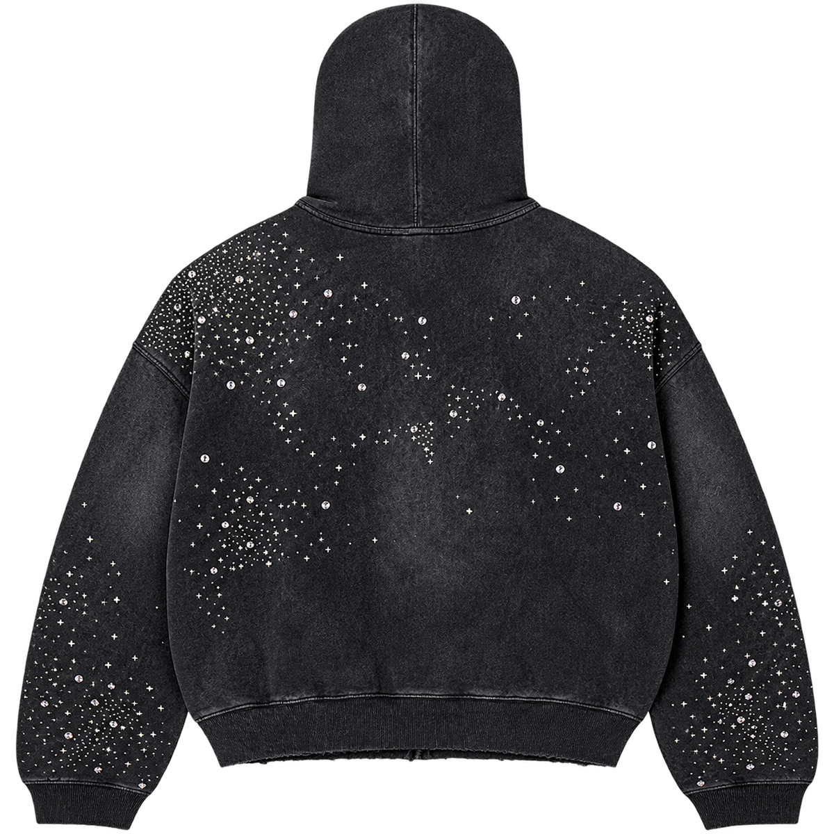 Valley Dreams Classico Zip Up Black - espalda